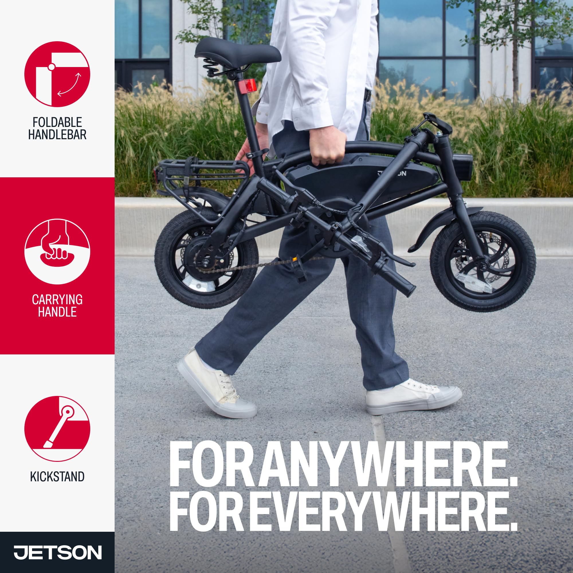 Jetson Axle X Electric 12" Bike, Black - Image 5