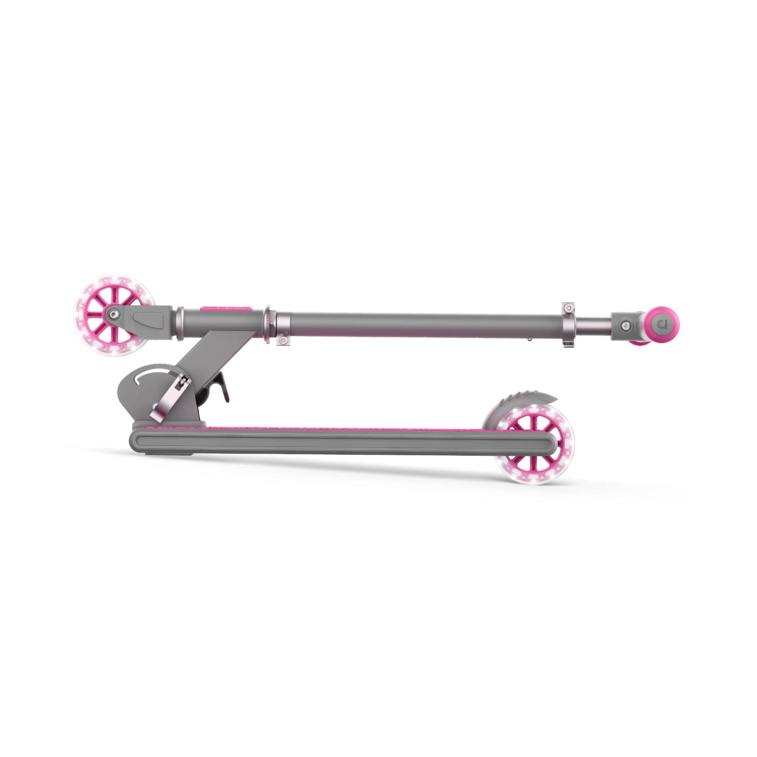 Jetson Leo Folding Kick Scooter| Easy Folding Mechanism | Light-Up Wheels |Height-Adjustable Handlebar |Rear Foot Brake|Ages 5+ - Image 7